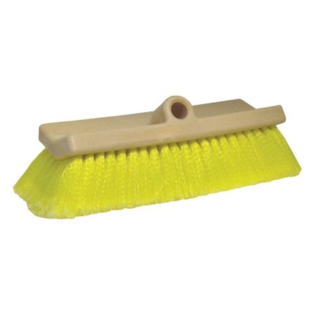 TOTALTOOLS 40014 Soft Big Boat Brush  Yellow - 10 in. TO156517